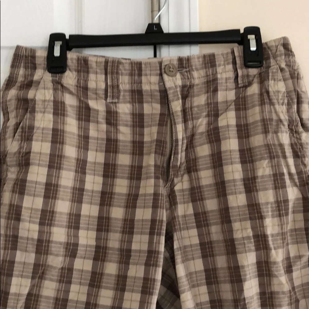Express Men’s brown plaid shorts size 30 - Picture 2 of 5